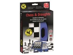 Juego de Mesa JUMBO Chess & Draughts Travel (Edad Mínima: 7)