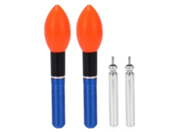 2026rebe-2pcs Flotadores Led Para Pesca Y Bobines De Plástico, Flotadores Luminosos Para Pesca Nocturna Accesorios Azules
