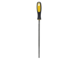Sacapuntas Redondo De Acero T12 Con Mango, 25 Cm, Dientes Finos Para Metal, Cuero Y Para Dar Forma.