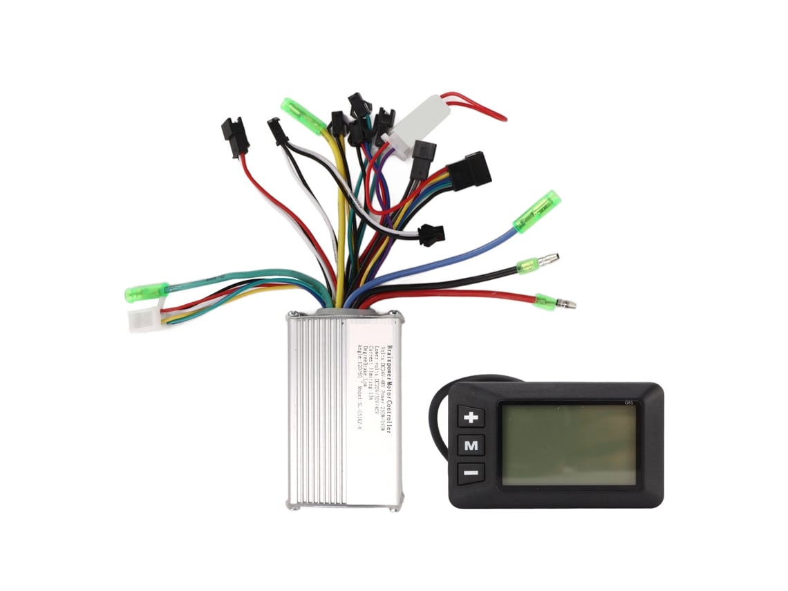 Rebe-kit De Controlador De Bicicleta Eléctrica Com Motor Sem Escovas E Painel Lcd 24‑48v 250w 350w
