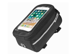 Bolsa para tubo superior de bicicleta de montaña, bolsa para teléfono móvil con pantalla táctil bilateral, bolsa para tubo frontal, bolsa para tubo superior de bicicleta de montaña ...