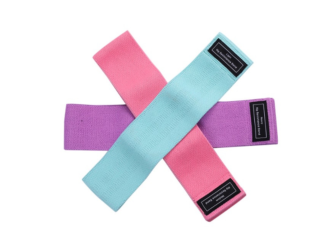 3 bandas de resistencia de tela para glúteos, bandas de tela para piernas y glúteos para mujeres y hombres, entrenamiento de alto grosor