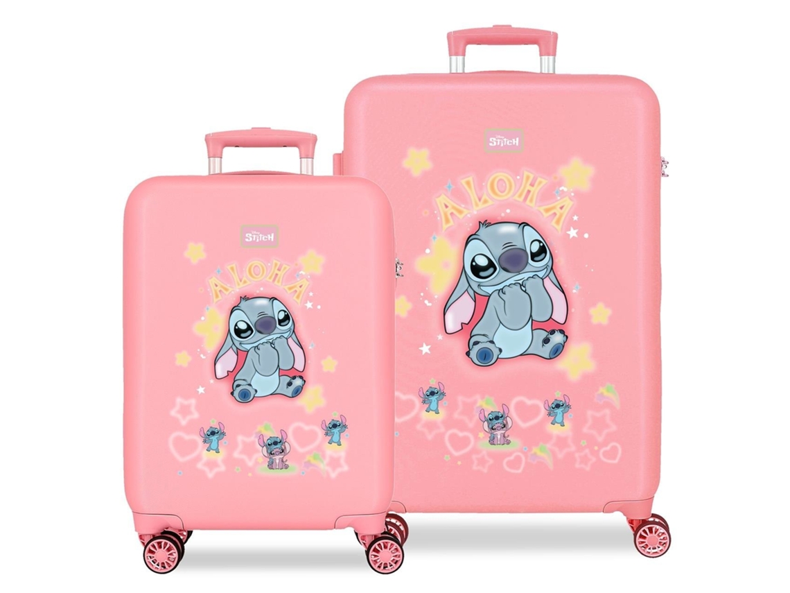 Juego de maletas Disney rosa Stitch You Me (46x65x23cm 91l)