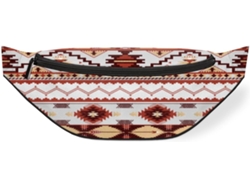 Riñonera Estampado Étnico Tribal Para Hombres Mujeres Niños Niñas Riñonera Deportes Senderismo Running Colo