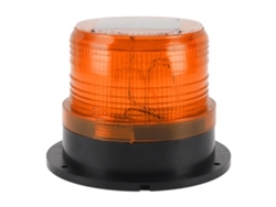Luz De Señalización Solar Con 8 Led, Sensor Crepuscular Y De Amanecer, Batería De 1200 Mah, Luz Estroboscópica Amarilla Para Obras Y Tráfico.