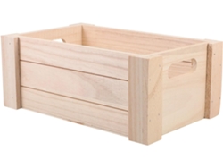 Cesta de almacenamiento de madera creativa para oficina con diseño perforado, tacto agradable, ideal para organizar accesorios y objetos - GOKOCO