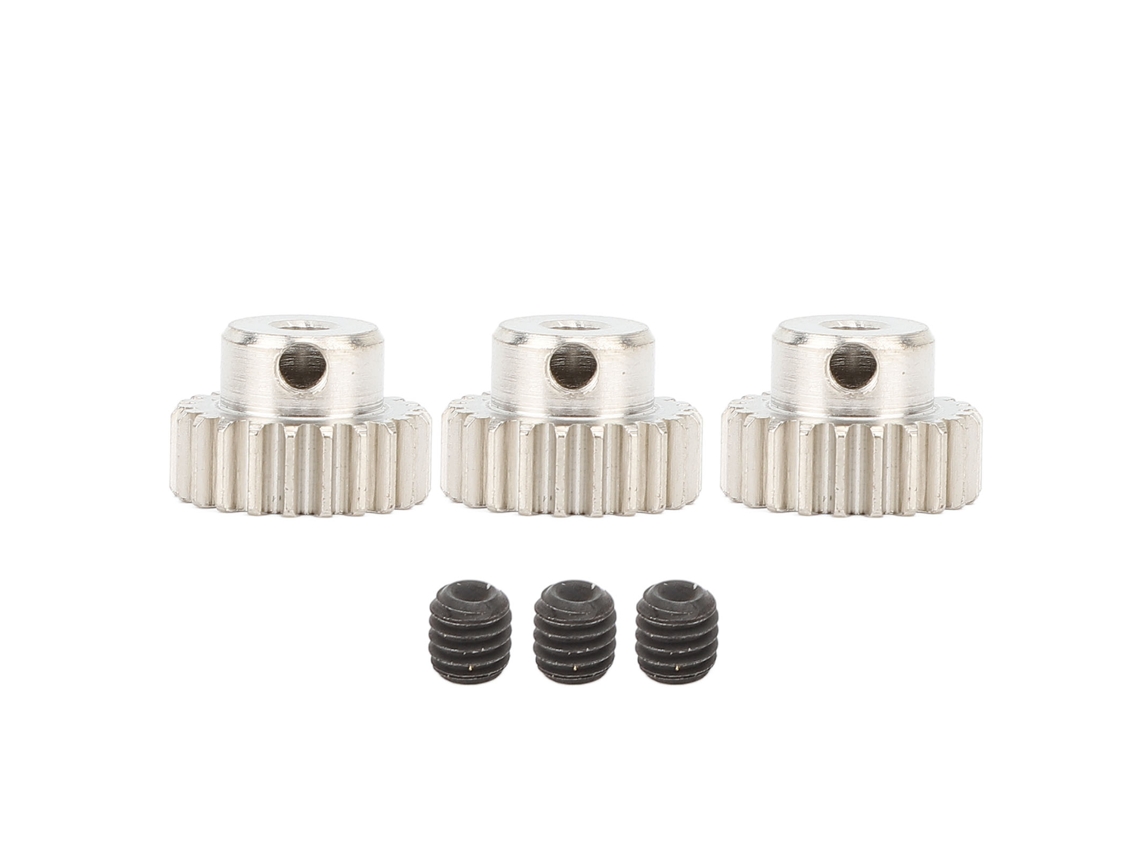 3 Engranajes Metálicos Para Motor Con Tornillos, Módulo M0.6, Diámetro Del Orificio De 3,175 Mm, Para Coche Rc A Escala 1/10, Camión De 21 Toneladas.