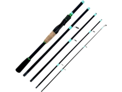 Caña De Pescar Con Señuelos, 1,8-2,1 M, 4/5 Secciones, Ligera, Fibra Carbono, Para Baitcasting, 3,5 G-14 G,...