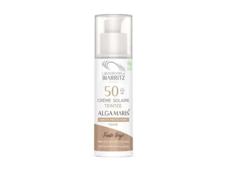Laboratoires de Biarritz - Creme facial bege FPS 50 50 ml de creme
