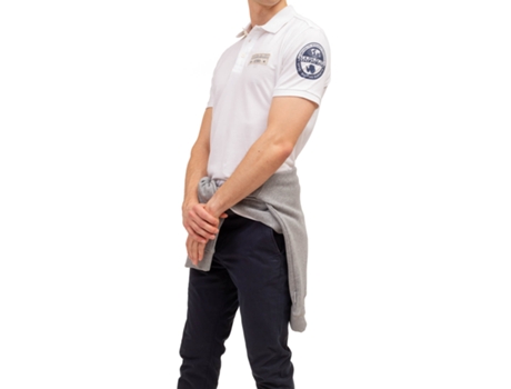 Polo de Hombre NAPAPIJRI Algodón Blanco (XS)