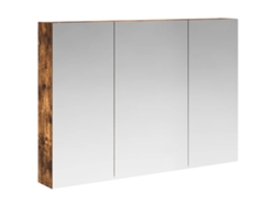 Maison Exclusive - Armario Con Espejo De Baño Roble Ahumado 100 X 14,5 X 70 Cm