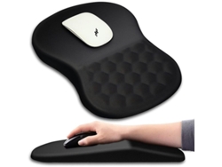 Alfombrilla De Ratón Con Reposamuñecas Ergonómico Y Diseño De Masaje Para Ratón Inalámbrico Y Uso De Oficina.