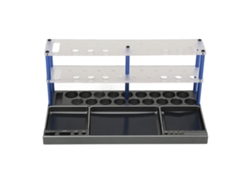 Organizador De Destornilladores Rc Para Modelos De Aviones Y Drones De Carreras Con Diseño Magnético - Columna Azul