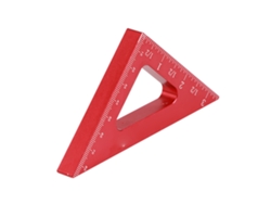 Medidor de ángulos rectangular para carpintería, regla triangular, herramienta de medición, instalación y fijación T1