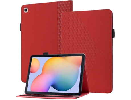 Carcasa Tablet Samsung Galaxy Tab S6 Lite 10.4 2020 SM-P610/P615 HFS-HOUSE Diamante Rojo