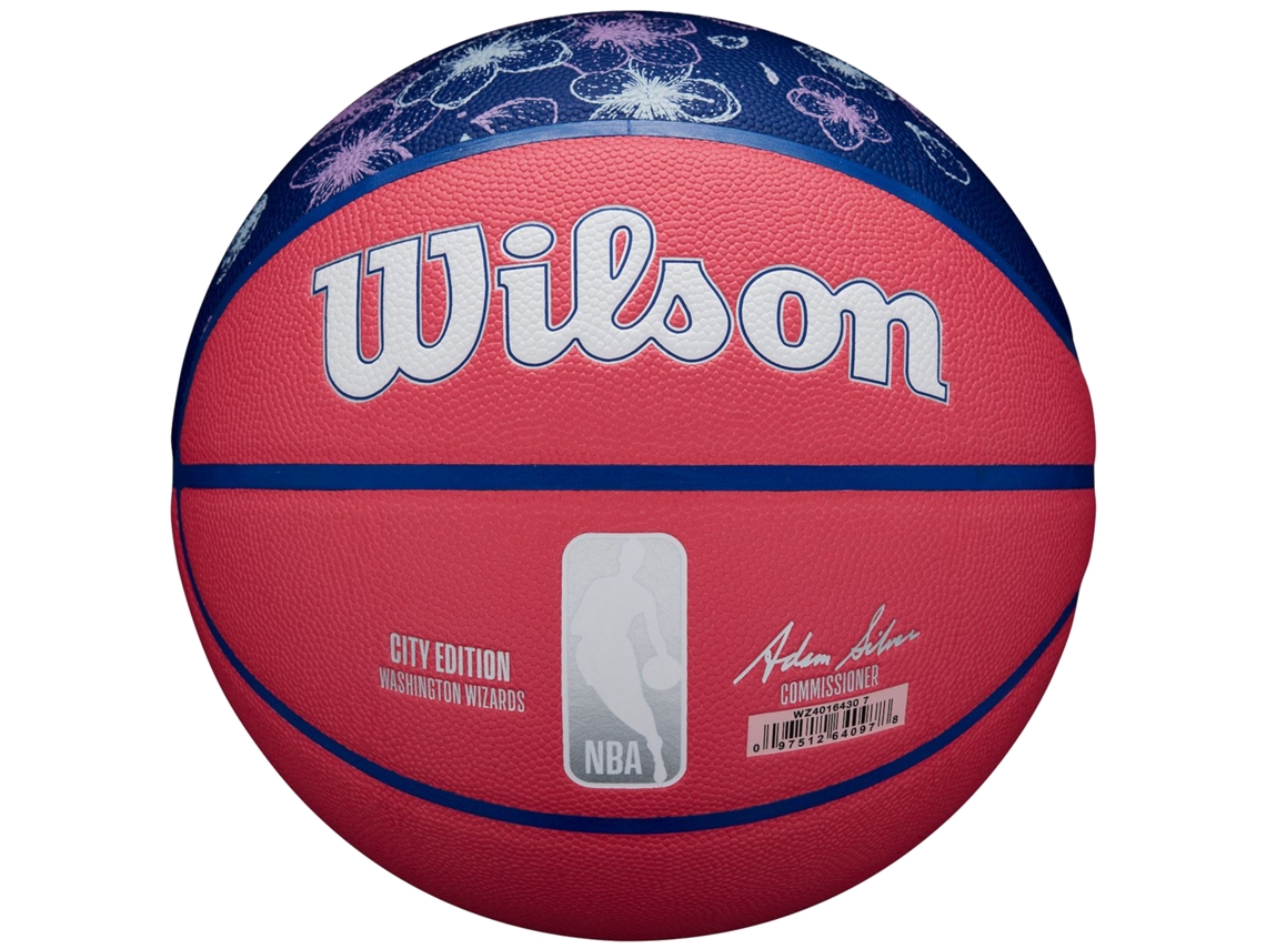 Pelotas de Baloncesto NbaTeam City Collector Washington Wizards Ball WZ4016430ID, unisexo, pelotas de baloncesto (rosado - 7 EU) WILSON