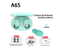 (verde) Auriculares Inalámbricos Bluetooth 5.0 Con Cancelación De Ruido, Control Táctil Hif Estéreo Deportivo.