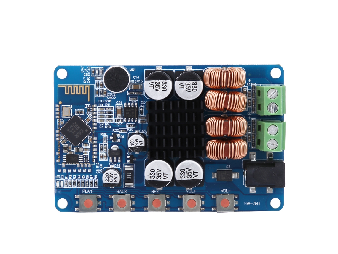 2026velora-placa De Amplificador De Potencia Digital Bluetooth 4.0 Tpa3116/3118, Dc 8~26v