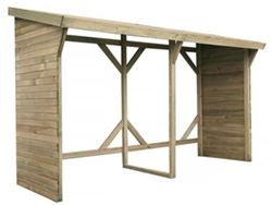 Refugio De Troncos - 2,5 M² - 2,78 X 0,90 X 1,85 M - 5 Stères