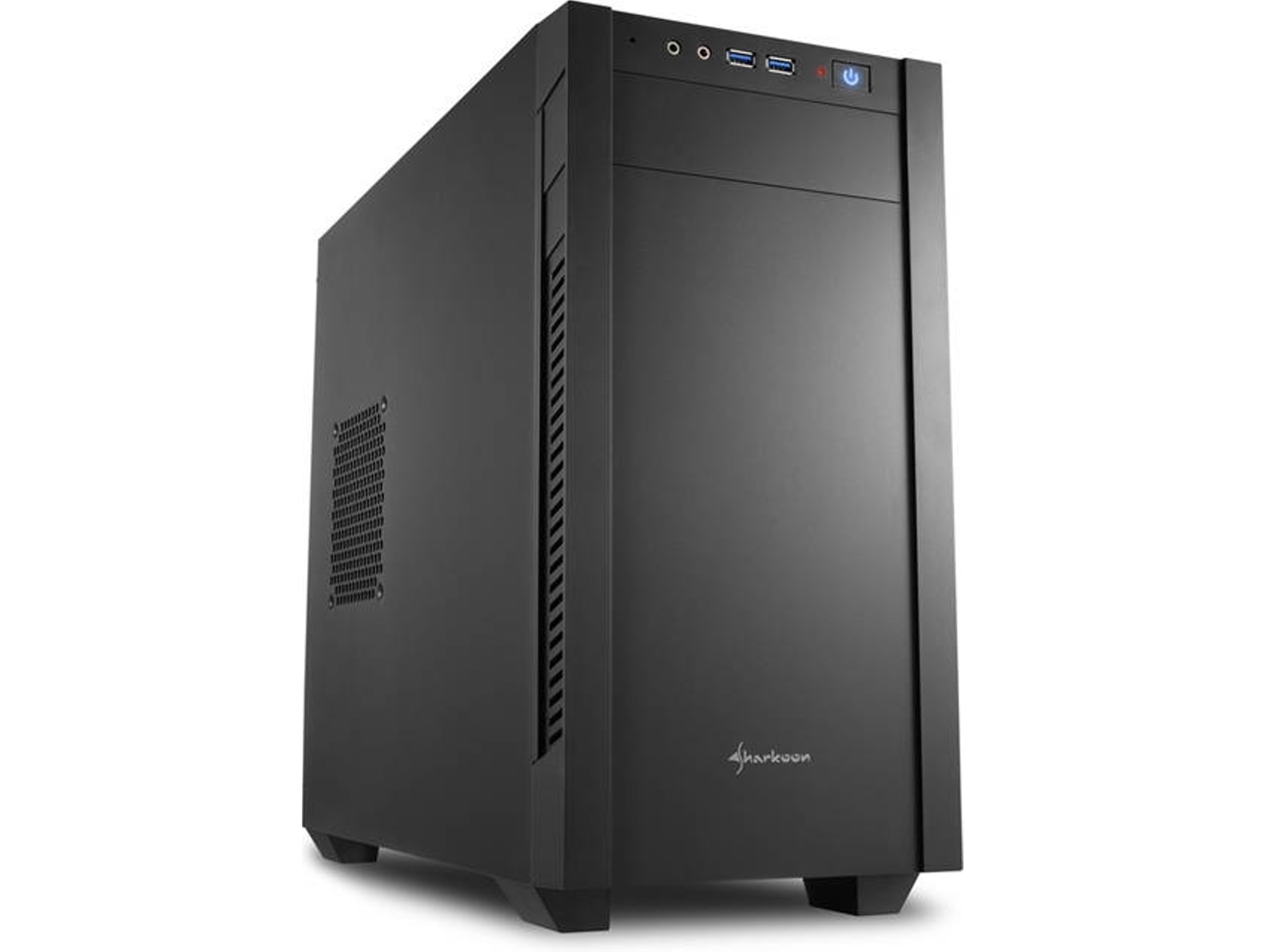 Caja PC SHARKOON S1000 (Micro ATX Tower - Negro)