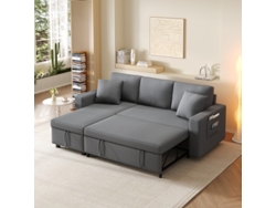 Sofás cama con función dormitorio, sofás en forma de L, chaise longues con espacio de almacenaje.