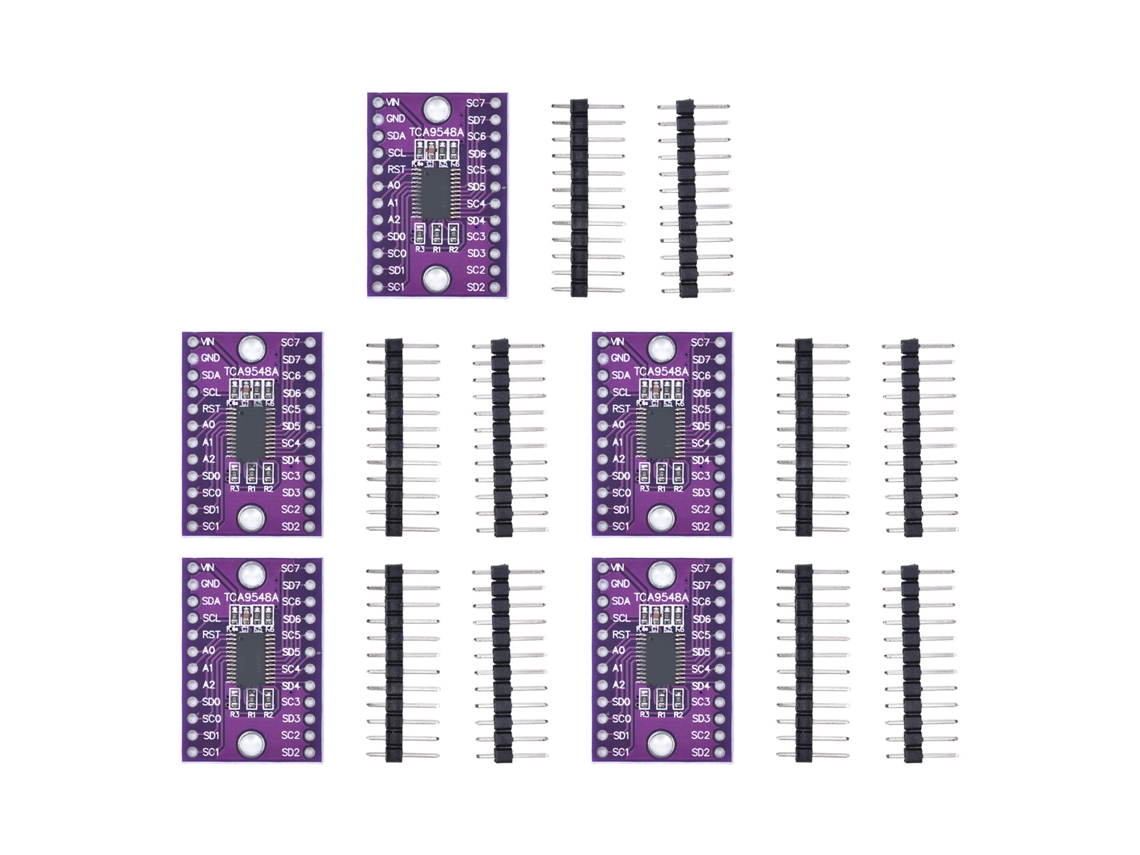 Kit De 5 Módulos De Expansión Iic De 8 Canales Tca9548a, Placa De Desarrollo Diy Compatible Con 3v/5v