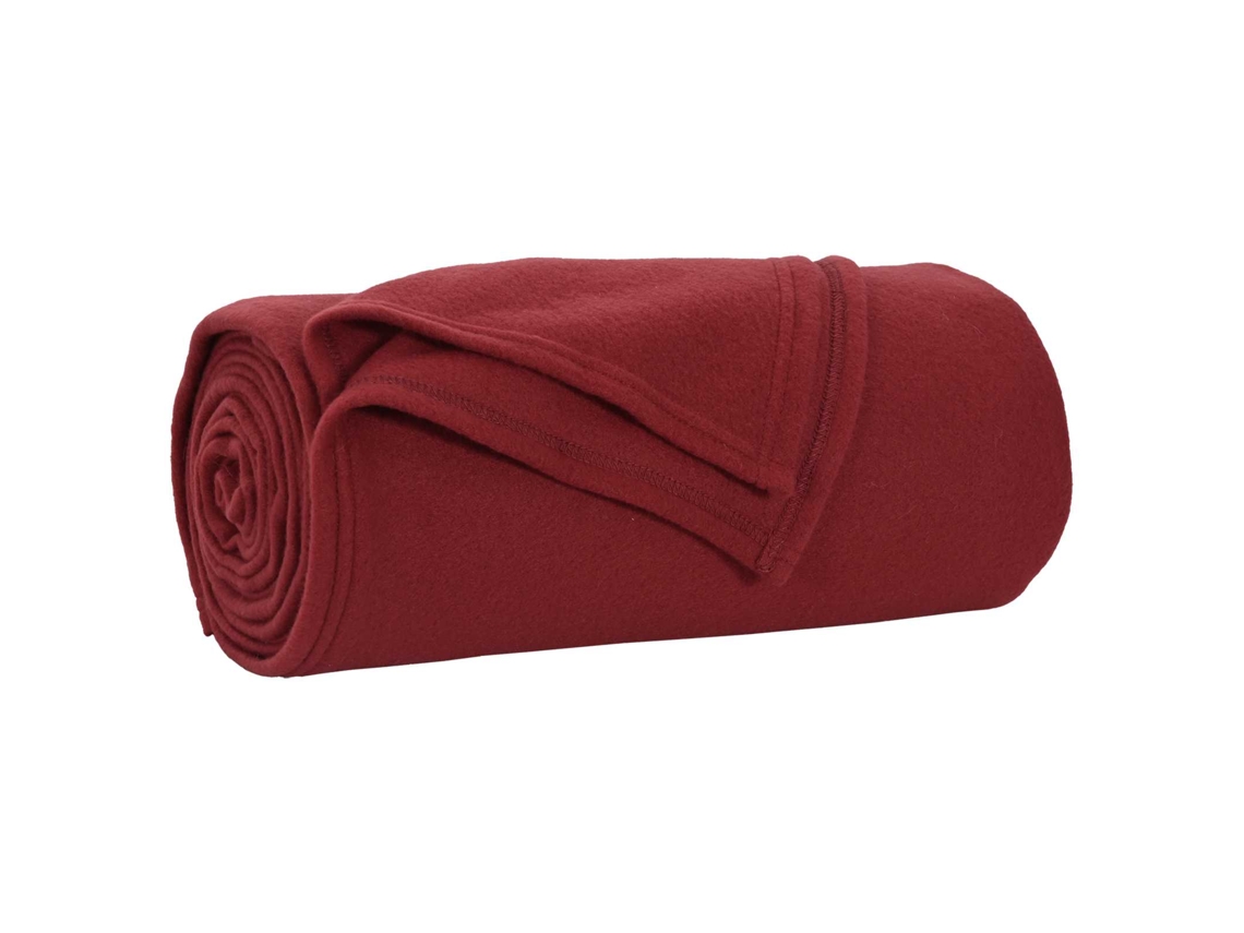 Mantitas De Sofá 24 Uds Rojo Burdeos 200 X 150 Cm Lana