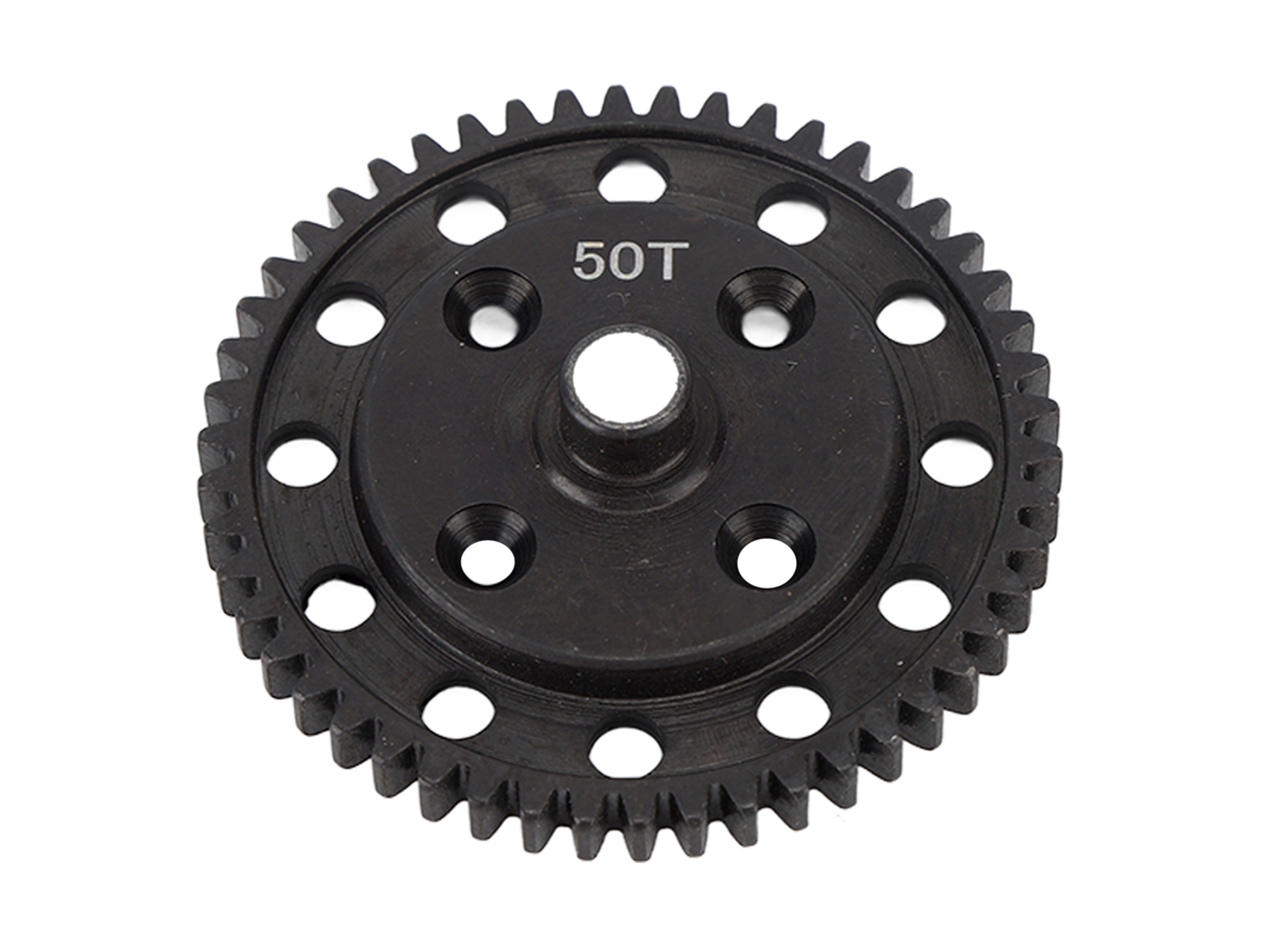 Engranaje Principal De Acero Negro 50d Para Coche Teledirigido Arrma Kraton 1/8 Notorious Outcast