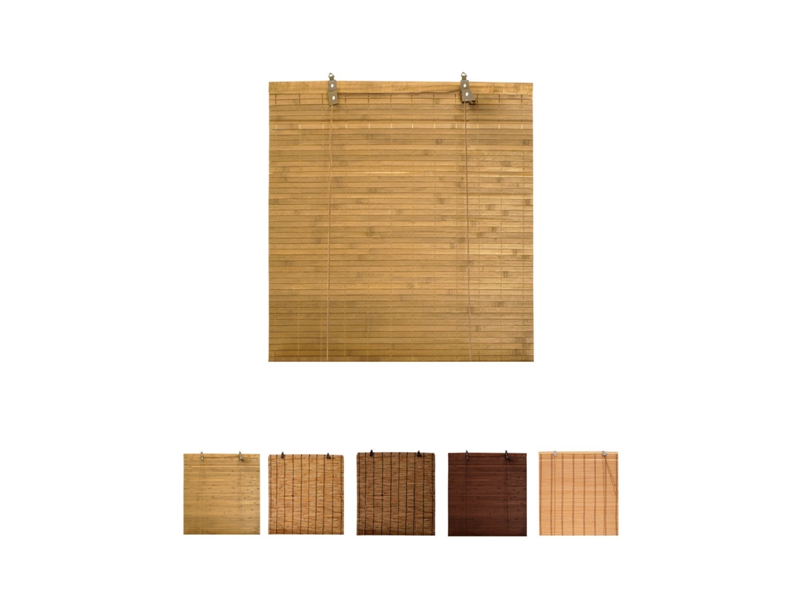 Persiana de Bambú Enrollables – Estor Bambú Natural para Interior Haya 100X180 Cm JARDIN202
