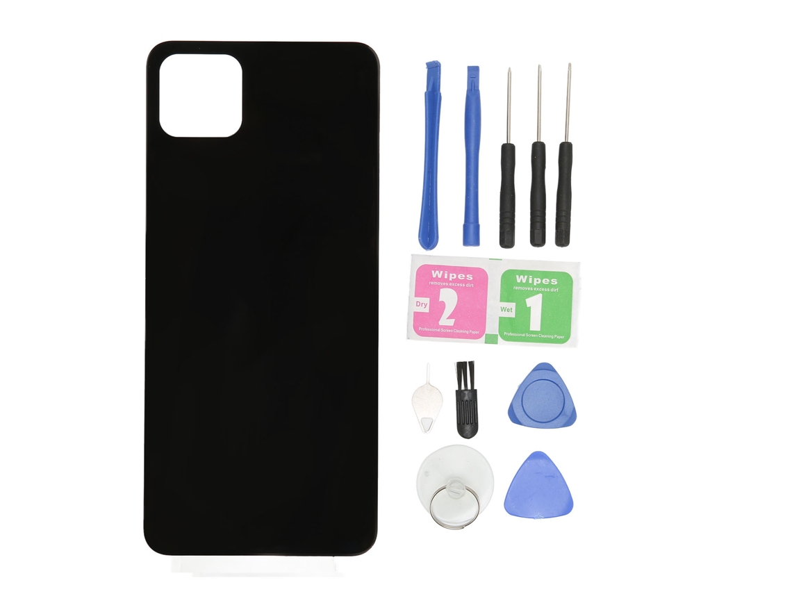 Cubierta Trasera De Cristal Para Google Pixel 4xl De 6,3 Pulgadas, Color Negro, Con Herramientas De Instalación.