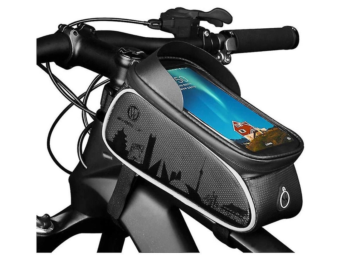 Bolsa de bicicleta Bolsa de tubo de bicicleta impermeable Bolsa de viga delantera Bolsa de cuadro frontal Bolsa de bicicleta para YEMAESRE