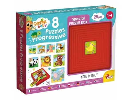 Puzzle LISCIANI GIOCHI Carotina Baby 8 Puzzles Progressive