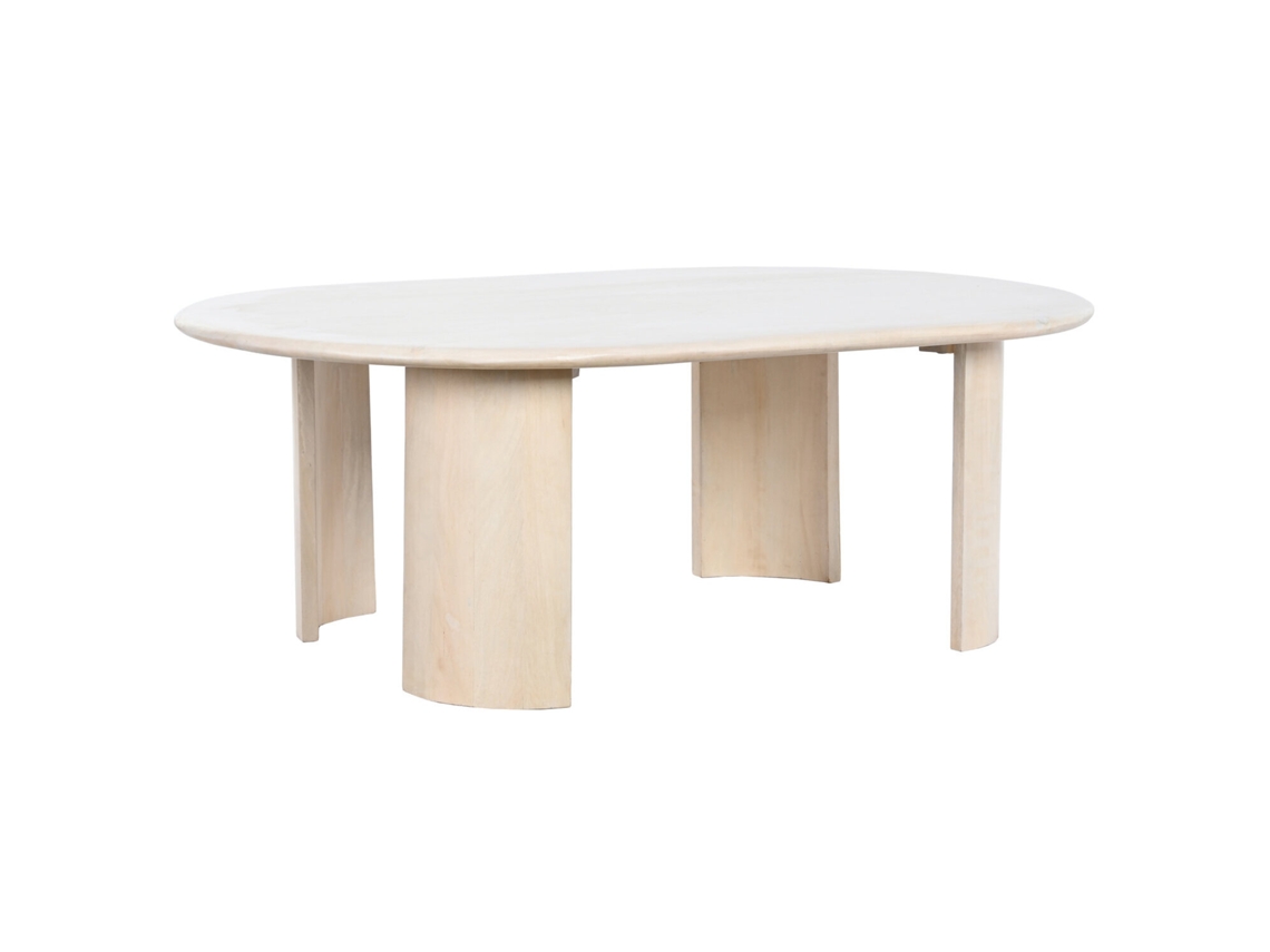 Mesa Centro Mango Blanco 130x79x46cm