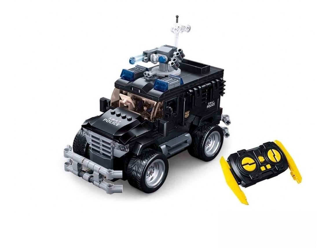 Sluban Veículo Policial Com Controle Remoto M38-b1156