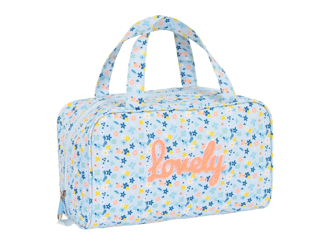 Neceser Escolar Moos Lovely Azul claro (31 x 14 x 19 cm)
