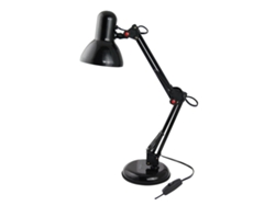 Lámpara de escritorio Esperanza Eld112k (plástico negro, 12 W)