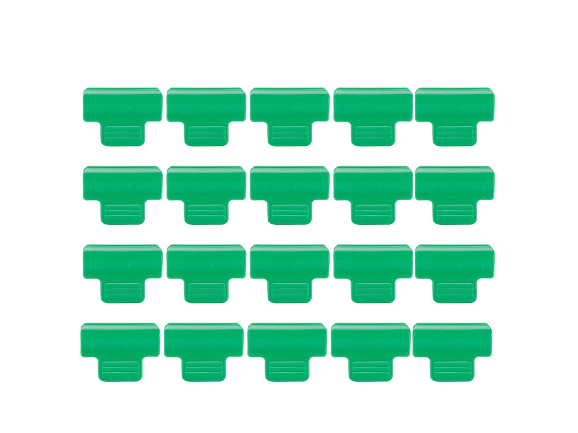 20 clips de plástico para películas de invernadero para plantas, accesorio de jardinería con cierre seguro, sin marca.