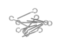 10 tornillos de anillo M6 de acero inoxidable 304 para invernadero