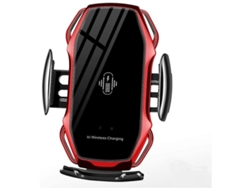 Cargador Carro Fast Sensor Toque Para Apple, Samsung Yizhood Rojo