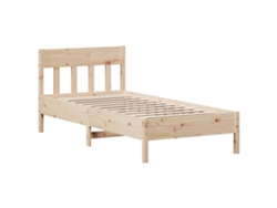 Maison Exclusive - Estructura De Cama Sin Colchón Madera Maciza De Pino 90x190 Cm