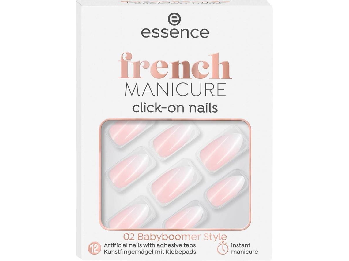 ESSENCE Uñas Postizas Click and Go Manicura Francesa 02