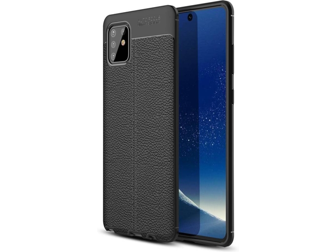 Funda y Protector de Pantalla Samsung Note 10 Lite PHONESHIELD Rugged Leather Negro
