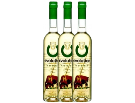 Vodka EVOLUTION Evolution Bison (1 L - 3 unidades)