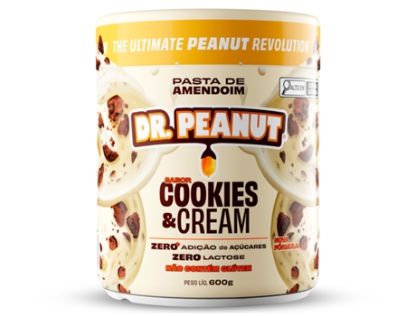 Cookies Cream Con Whey Protein 600 Gr DR.PEANUT
