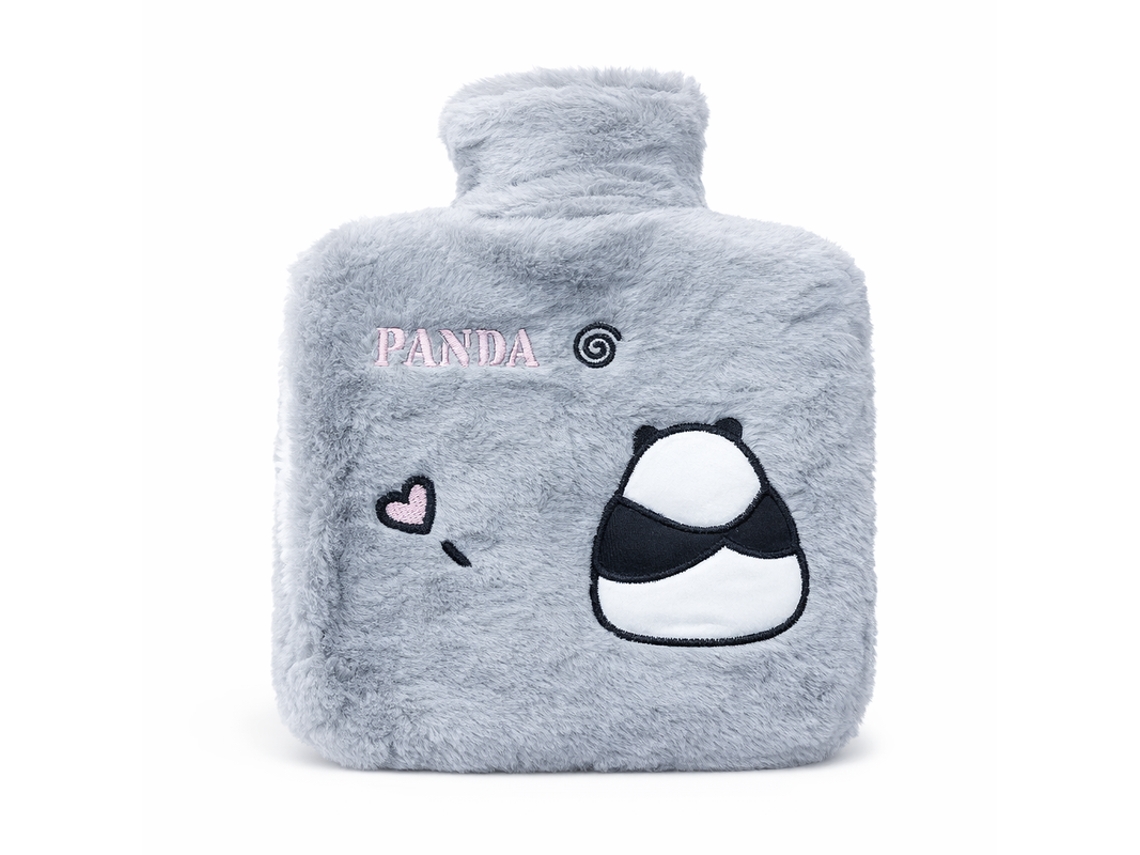 Bolsa De Água Quente Com Forro - Panda Bk Rsd-13 Cinzento