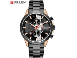 Reloj De Negocios Impermeable Para Hombre (negro), Esfera Con Calendario De Seis Manecillas, Reloj Sencillo Para Hombre.
