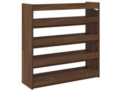Zapatero VIDAXL Marrón Madera contrachapada (80x25x81 cm)