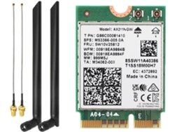 Tarjeta De Red Inalámbrica Ax211ngw Wifi 6e Tri-banda 2.4g/5g/6ghz Bluetooth 5.3 Ax211 M.2 Cnvio