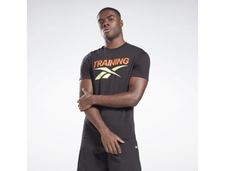 Camiseta de Hombre REEBOK Treinando Negro (S)