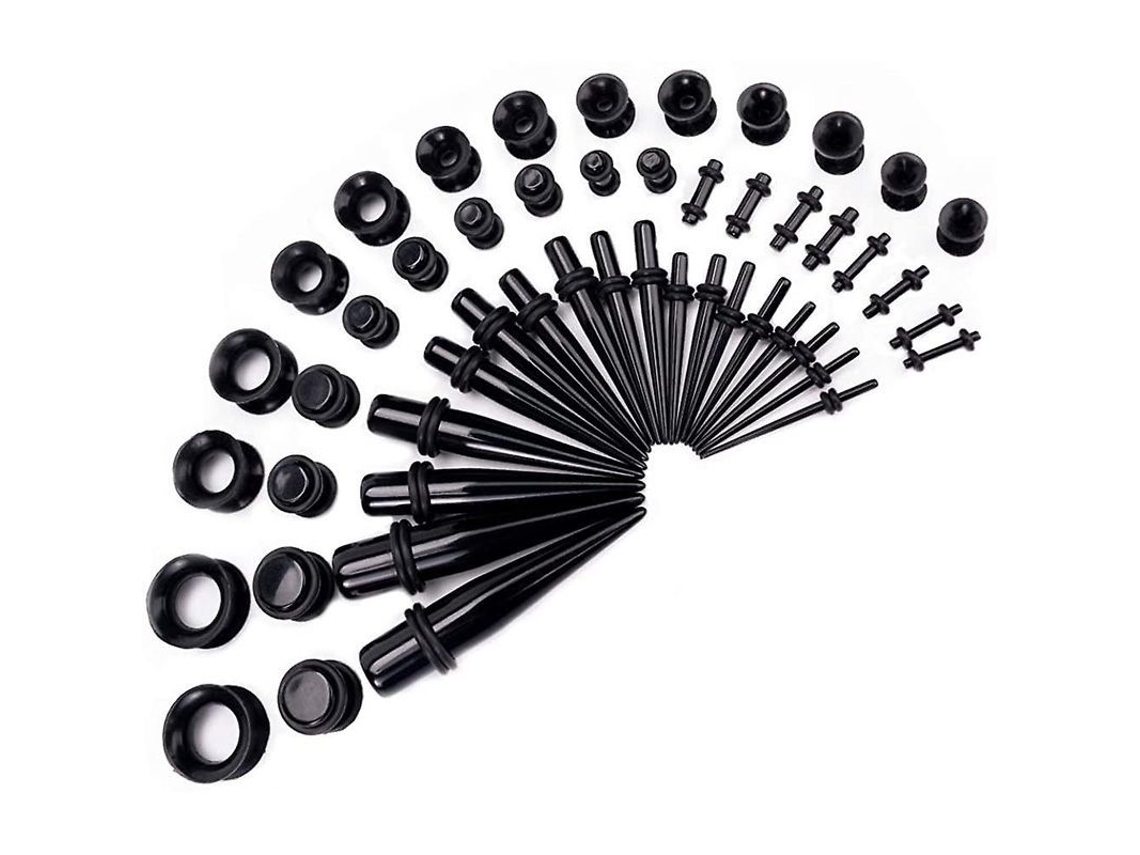 Kit Para Dilatar Las Orejas Con 50 Piezas, Juego De Dilatadores Y Expansores.